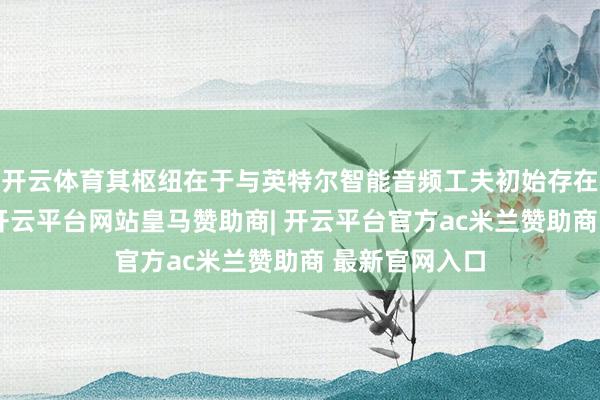 开云体育其枢纽在于与英特尔智能音频工夫初始存在兼容性突破-开云平台网站皇马赞助商| 开云平台官方ac米兰赞助商 最新官网入口