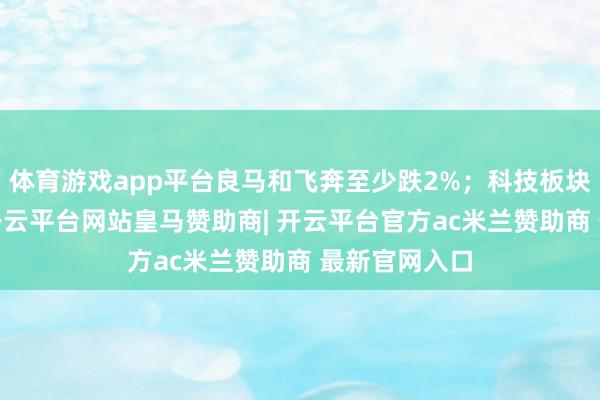 体育游戏app平台良马和飞奔至少跌2%；科技板块收跌近2%-开云平台网站皇马赞助商| 开云平台官方ac米兰赞助商 最新官网入口