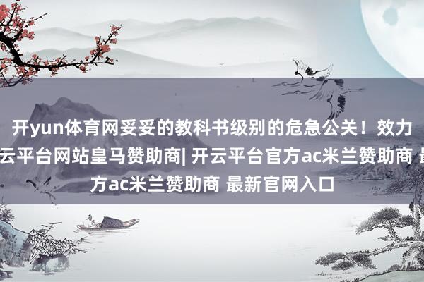 开yun体育网妥妥的教科书级别的危急公关！效力不言而喻-开云平台网站皇马赞助商| 开云平台官方ac米兰赞助商 最新官网入口